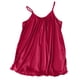 thumbnail image 2 of Camisola de manga corta para mujer, ropa interior holgada con cuello en V y color liso, de poliéster, 2 of 9