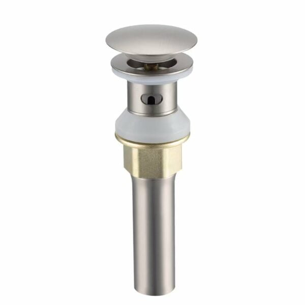 18cm Vanity Pop-Up Drain Stainless Steel 304 - Brushed Silver