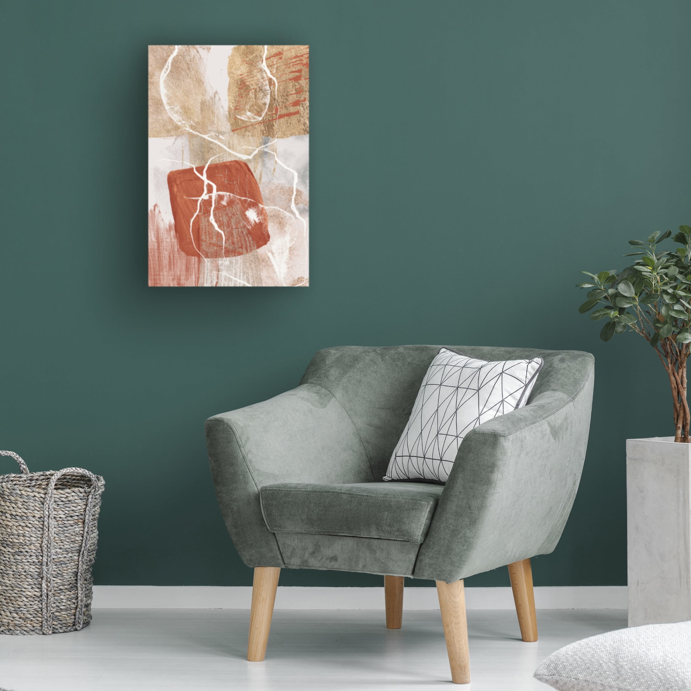 Trademark Fine Art Sally Ann Moss Golden globe 1 Canvas Wall Art