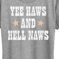 thumbnail image 3 of Instant Message - Yee Haws Hell Naws - Women's Short Sleeve Graphic T-Shirt, 3 of 6