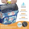 thumbnail image 3 of Botanical Leafy Soft Cooler Backpack - 20L, Multiple Pockets for Organized Storage, Leakproof Design, 3 of 6