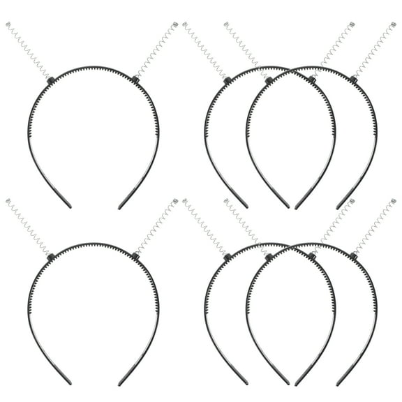 UNOMOR 6Pcs Hair Bands Plastic Headbands Comfortable Wear for Women in