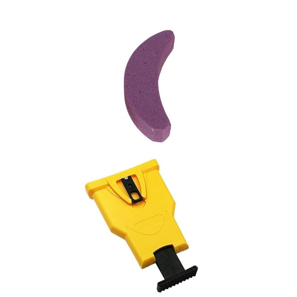 Afilador de dientes de motosierra, herramienta de afilado de piedra, afilador de hojas de motosierra para 14" Bolsa de burbujas