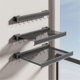 thumbnail image 3 of Retractable Invisible Folding Clothes Drying Rack, Punch-Free Indoor and Outdoor Clothes Drying Net Bag -Gray, 3 of 5