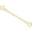 style 2, variant on SISGEM 1"/2"/3"/4"/5" Necklace Extender Chain with Double Spring Clasp 14K Yellow Gold Necklace Extender Bracelet Anklet Extension Chain Necklace Bracelet Extender 14K Gold