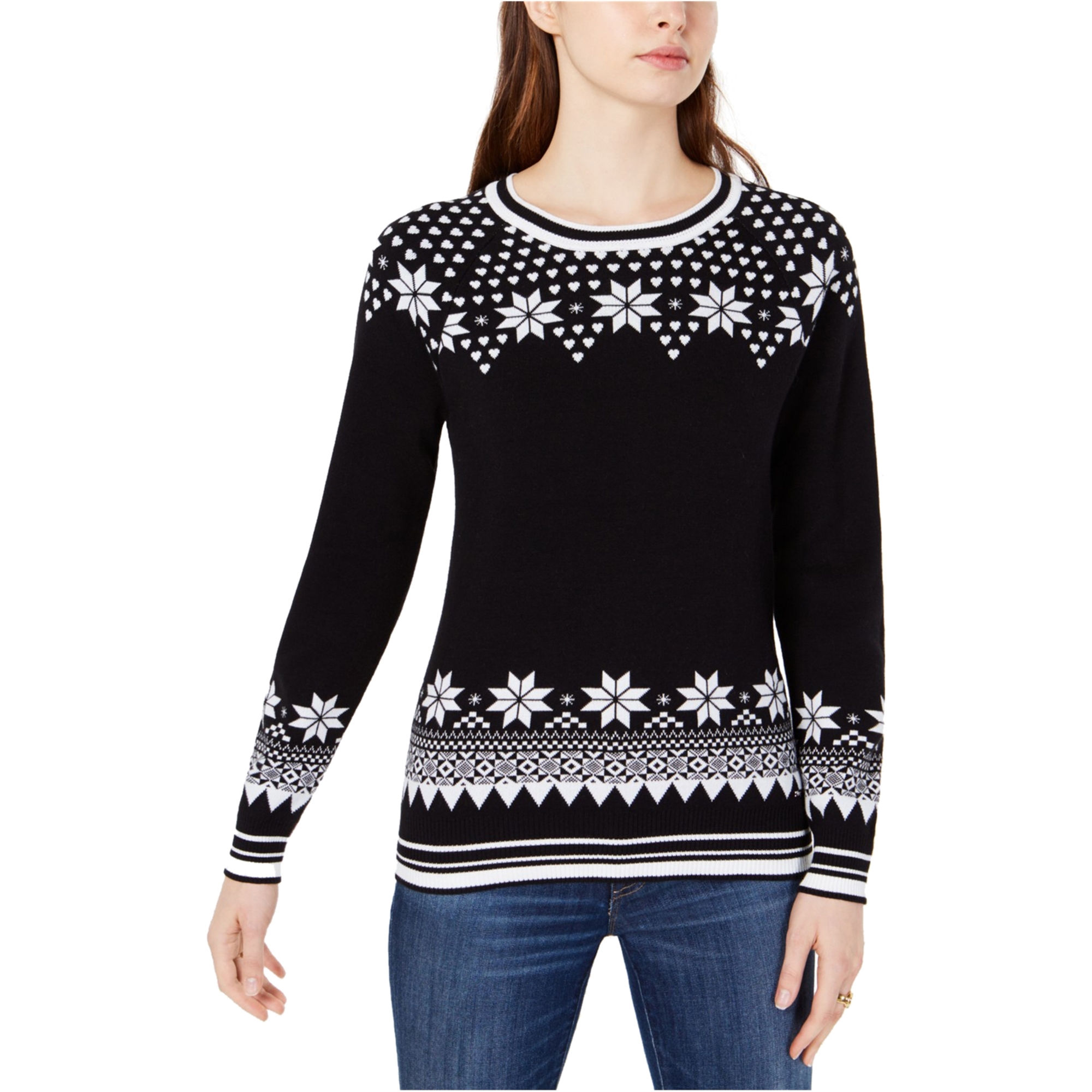 black tommy hilfiger jumper womens