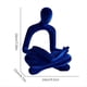 thumbnail image 2 of Escultura de Arte Abstracto, Decoración, Figura de Lector, Decoración del Hogar, Escultura , Artesanías, Accesorios de Escritorio C, 2 of 5