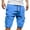 Blue, variant on Bcfgryg Men's Casual Shorts For Summer Lightweight Pocket Design Comfortable Fit For Everyday Wear And Sports Activities Men's Linen Shorts For Summer Travel Blue XXL