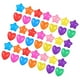 thumbnail image 4 of ColoMX 100 Uds. Bolas de plástico con diseño de estrella única, bolas de plástico, bolas de bolas de estrella, corazón, a prueba de aplastamiento, carpa de bolas de océano, juego de bolas de plástico, 4 of 7
