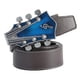 thumbnail image 5 of Cinturón de material cuero , correa de cinturo, con hebilla en apariencia de guitarra, pretina para pantalones cinturón pantalones hombres Marrón Hugo Correa de cintura, 5 of 6