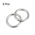 thumbnail image 3 of Unique Bargains 316 Stainless Steel Round Ring 25mm ID 4mm Thick 6 Pack, 3 of 5