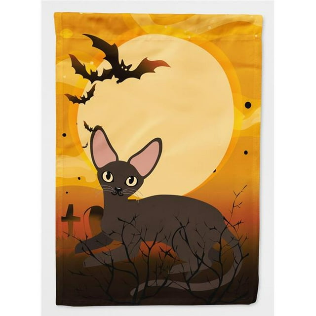 Carolines Treasures BB4451CHF Halloween Peterbald Cat Drapeau Toile Taille Maison