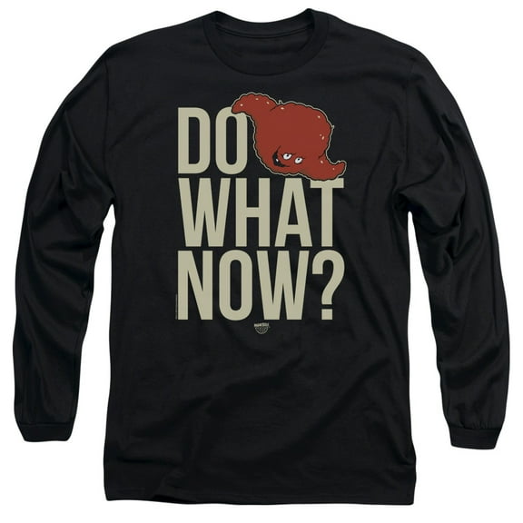 Aqua Teen Hunger Force Group Tiles Long Sleeve Adult 18/1 T-Shirt Black