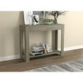 thumbnail image 2 of Safdie & Co. 40"L 2-Drawers 1-Shelf Console Table in Dark Taupe, 2 of 4