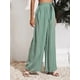 thumbnail image 3 of Pantalones de verano para mujer, pantalones ligeros de cintura alta, pantalones de algodón, pantalones de ocio., 3 of 6