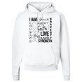 thumbnail image 2 of Inktastic I Have... Inspirational Words for Those Battling Lung Cancer Adult Hoodie Sweatshirt, 2 of 4