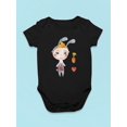 thumbnail image 3 of Bunny Outfit Girl Bodysuit Infant -Image by Shutterstock,  6 Months, 3 of 4