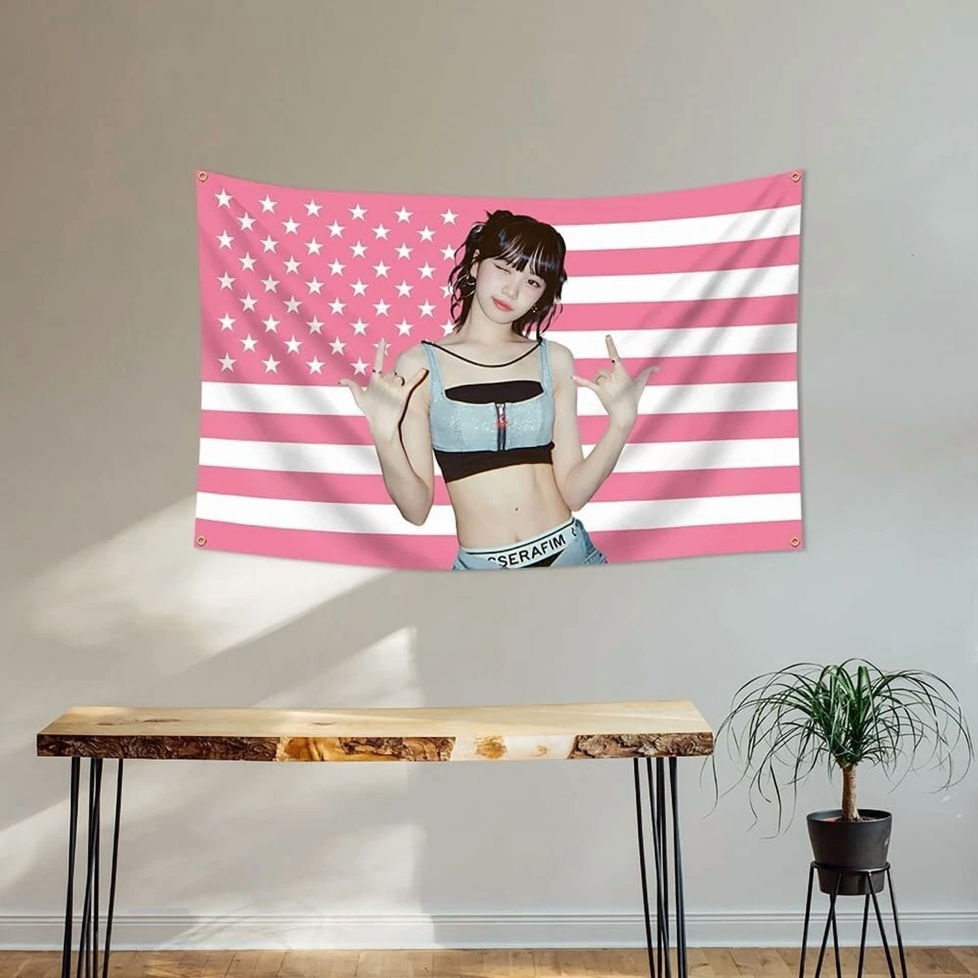 BUTTERFLY- Chae Won American Flag Kpop Music Flag 3X5Ft Trucks Sign Garage Shop Wall Decor