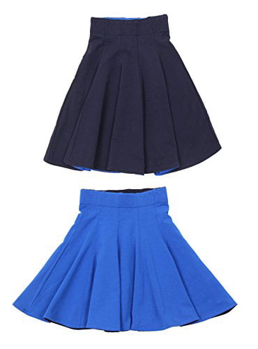 BGDK Girls A-Line Cotton Skirt