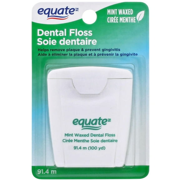 Equate Mint Waxed Dental Floss