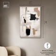 thumbnail image 5 of Strings in Abstraction Canvas Muted Abstract Wall Art by Art Remedy, Silver Frame, 30" x 45", 5 of 7