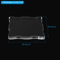 thumbnail image 2 of Uxcell Acrylic Stamp Block, 2 Pack Wavy Clear, 2x2", 2 of 6