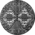 thumbnail image 1 of Ahgly Company Indoor Round Persian Gray Traditional Area Rugs, 4' Round, 1 of 1