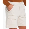 thumbnail image 3 of Savane Men's Comfort Hiking Cargo Shorts Stone 40, 3 of 6