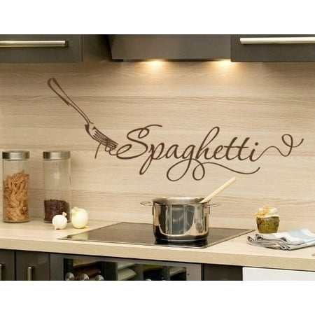 Spaghetti Wall  Decal kitchen  wall  decal sticker mural 