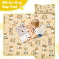 thumbnail image 4 of Cartoon Corgi Dog and Footprints Toddler Nap Mats for Kids Preschool,Sleeping Mat Bag or Kids,Toddler Sleeping Bag,Toddler Nap Mat or Daycare, 4 of 6