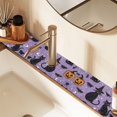 thumbnail image 2 of Yayeee Faucet Mat for Kitchen Sink 30" Diatomite Long Splash Guard Pad, Halloween Cats, 2 Pack, 2 of 7