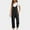 Black, variant on Babysbule Womens Overall Jumpsuit Pants Fashion Women Casual Cold Shoulder Jumpsuit Solid Suspender Jumpsuits Wide Pocket Leg Pant