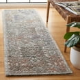 thumbnail image 2 of SAFAVIEH Marquee Rita Medallion Polyester Runner Rug, Rust/Grey, 2'3" x 8', 2 of 8