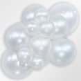 thumbnail image 2 of 36 inch Sempertex Pearl White Latex Balloons (2 Pack) - Party Supplies Decorations, 2 of 2
