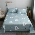 thumbnail image 6 of Soft Washed Cotton Bed Sheet Comfortable Sleep Bedding for Home and Hotel, 6 of 16