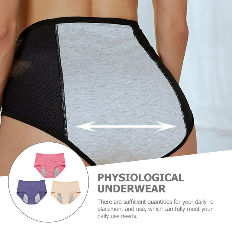 Sanitary Pants Panties for Women Period Nylon Briefs Calzones Menstruales Miss Women s Mesh 4 Pcs