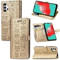 thumbnail image 2 of Funda Cartera FOXDOCK para Samsung Galaxy A32 5G , Flip PU con Relieve de Gatos y Perros, Tarjetero y Soporte, 2 of 6