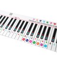 thumbnail image 4 of 88 Key Piano Sticker, Rolling Storage Design Approx. 44G Piano Keyboard Stickers, Insufficient With Piano Leaves No Fold Marks For, 4 of 8