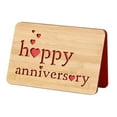 thumbnail image 4 of Tarjeta de feliz aniversario de madera Decoración del día de San Valentín Regalos de madera de aniversario para Estilo A, 4 of 9