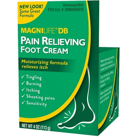 Magnilife DB Pain Relieving Diabetic Foot Cream, 4 oz