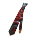 thumbnail image 7 of Fuzoiu Halloween Pets Pumpkins Print Men's Necktie,Business Necktie,Mens Ties for Business Wedding Graduation, 7 of 7