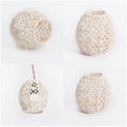 thumbnail image 2 of Minkissy White Cotton Rope Pendant Light Shade Bohemian Style Decorative Hanging Lamp Cover, 2 of 7