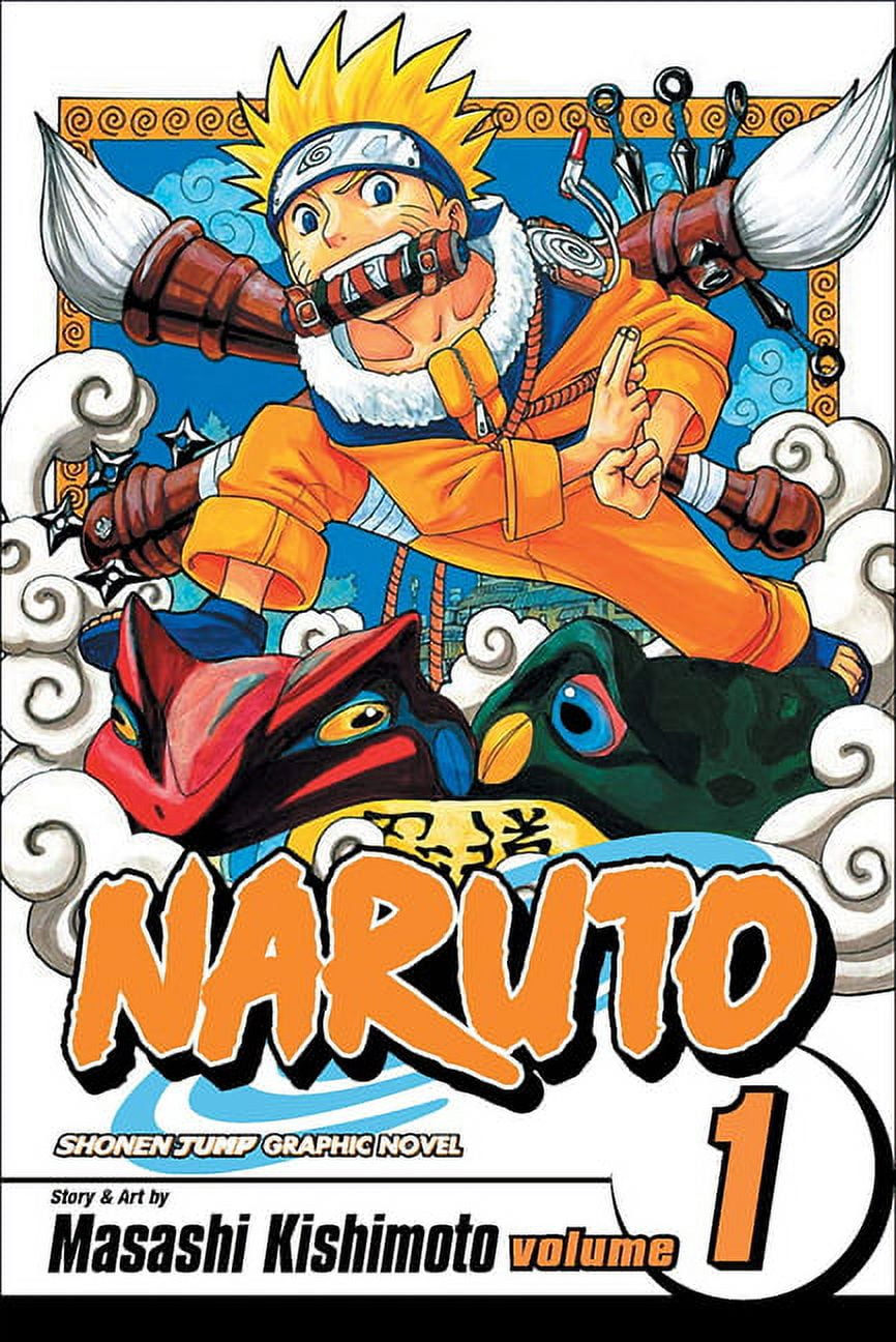 Masashi Kishimoto, Naruto, Vol. 1, Uzumaki Naruto Book 1 - Walmart.com