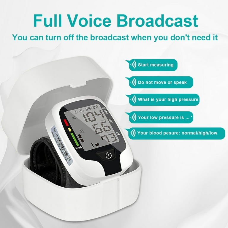 BuoRx Fully Automatic Talking Blood Pressure Monitor
