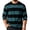 Sky Blue, variant on Jalioing Crew Neck Sweaters Men Casual Striped Long Sleeve Pullover Sweater Fashion Basic Fall Knitted Sweater Tops