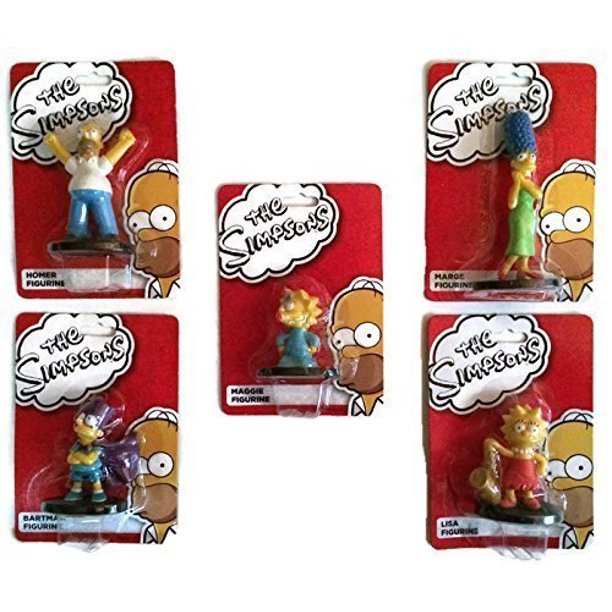 The Simpsons 5 Piece Figurine Set