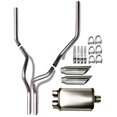 thumbnail image 1 of Colt Exhaust | Stainless Steel Dual Conversion Exhaust System Compatible for Dodge Ram W150 D150 1987-1992 | Free Clamps and Hangers Included | Automotive Replacement Part, 1 of 4
