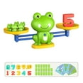 thumbnail image 1 of Frog Balance Scale Math Toys,Plastic Balance Scale Kindergarten Math Games with Frog, Number and CardsChildren Mathematics Developmental Toy,Educational Counting Toys for Kids Age 3, 1 of 8