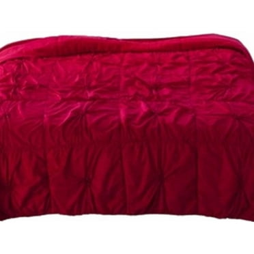Twin XL Bed Coverlet Hot Pink Knotted Comforter Bedspread Cover