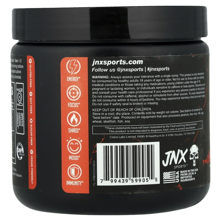 JNX Sports The Ripper Weight Loss Formula, Metabolism Booster